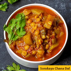 SORAKAYA CHANA DAL