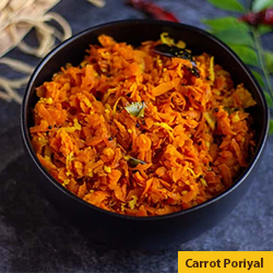 CARROT PORIYAL