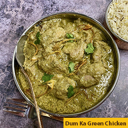 DUM KA GREEN CHICKEN