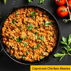 CAPSICUM CHICKEN KEEMA