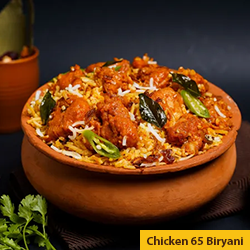 CHICKEN 65 BIRYANI