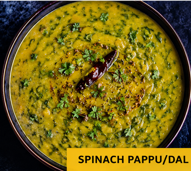 Spinach Pappu/Dal